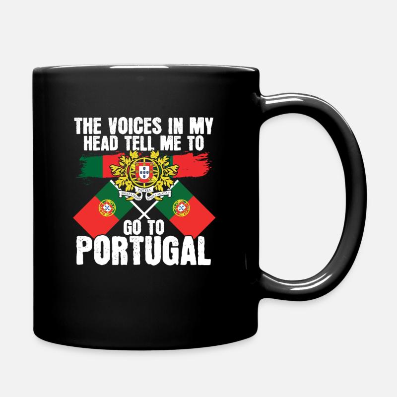 Portugal - Tasse einfarbig - Schwarz