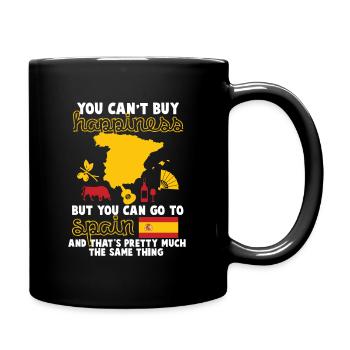 Espagne - Mug uni - noir - Droite