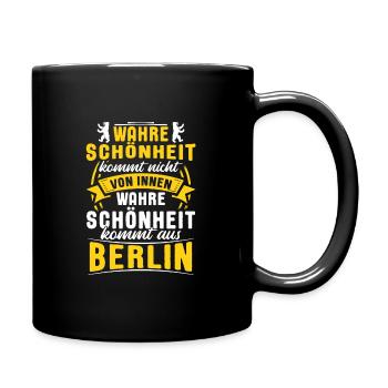 Berlin - Tasse einfarbig - Schwarz - Rechts