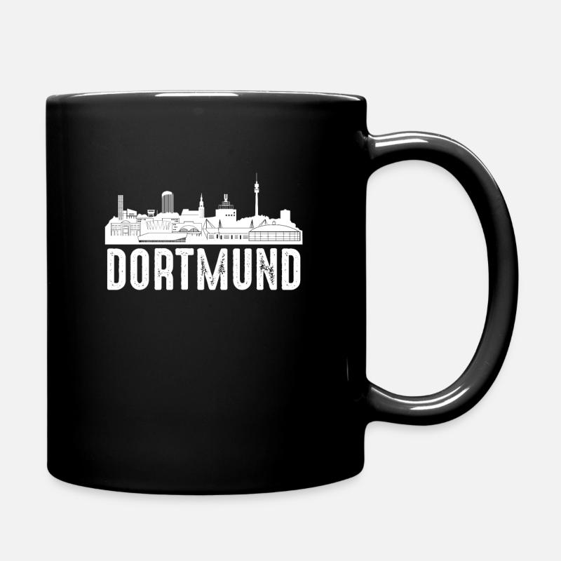 Dortmund - Tasse einfarbig - Schwarz