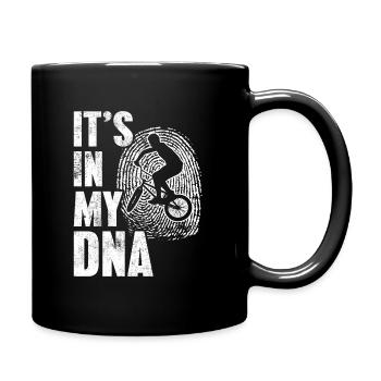 BMX BIKER C'EST DANS MON ADN CADEAU - Mug uni - noir - Droite