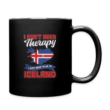 Islande - Mug uni - noir - Droite