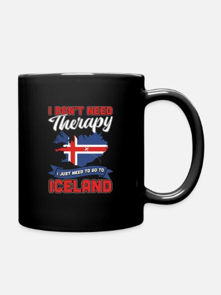 Islande - Mug uni - noir