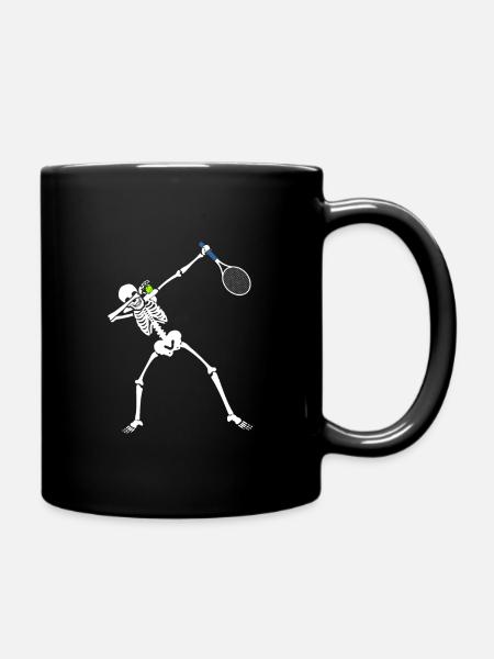 Tennis - Tasse einfarbig - Schwarz