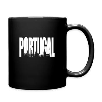 Portugal - Mug uni - noir - Droite