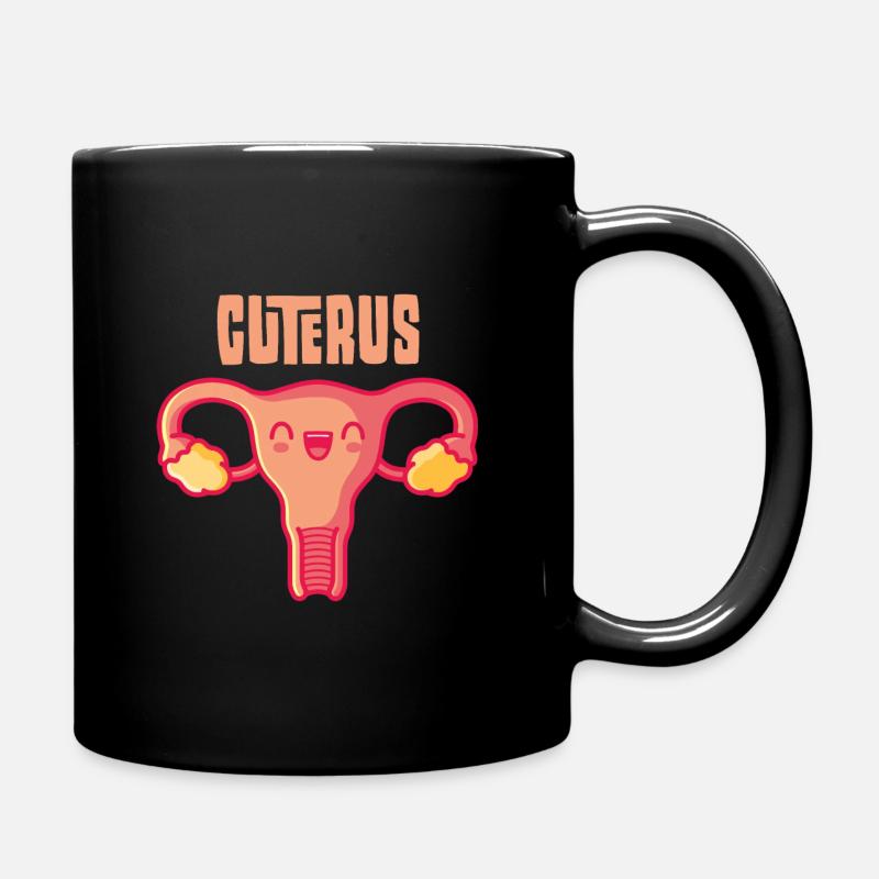 Utérus enceinte - Mug uni - noir