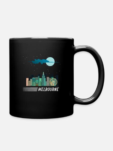Melbourne - Mug uni - noir