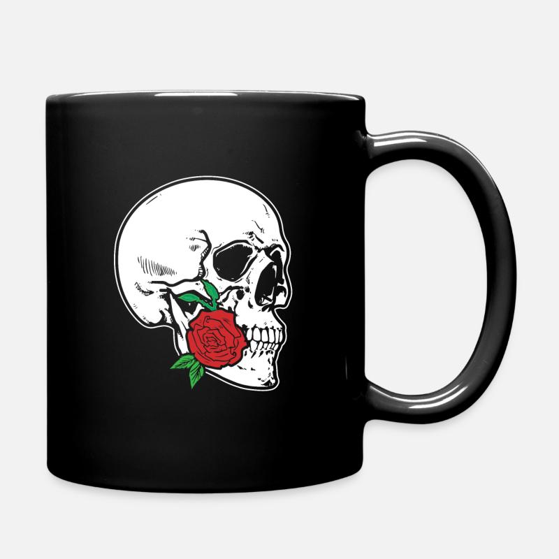 Skull - Full Colour Mug - black