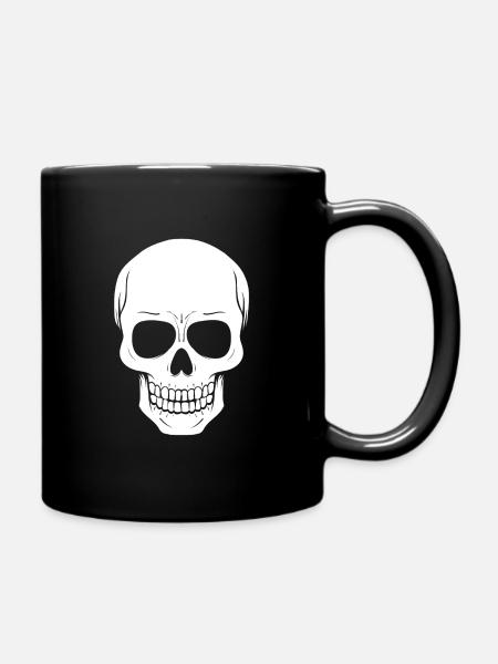 crâne - Mug uni - noir