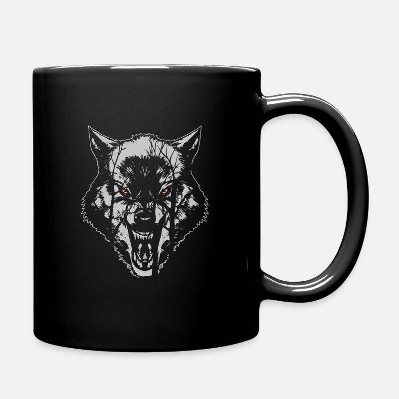 Wolf - Mug uni - noir