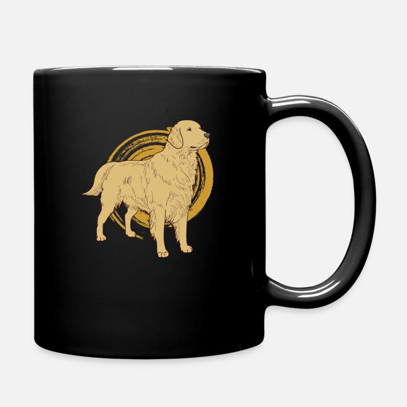 Golden retrievers - Mug uni - noir