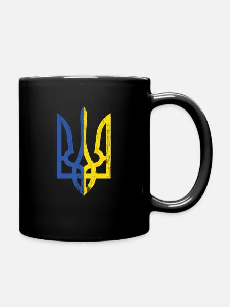 Ukraine - Full Colour Mug - black