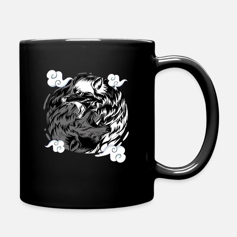 wolf - Full Colour Mug - black