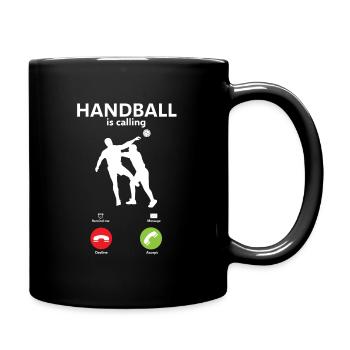 handball - Mug uni - noir - Droite