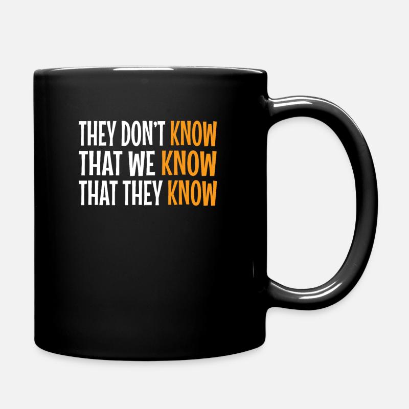 funny saying funny sayings - Full Colour Mug - black