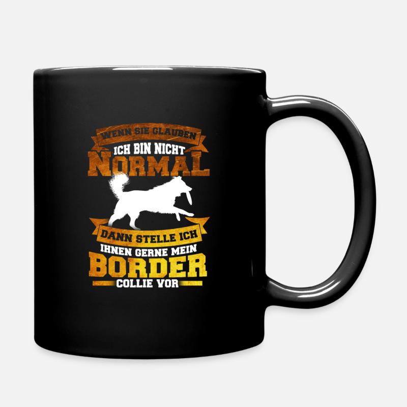 Border Collie - Mug uni - noir