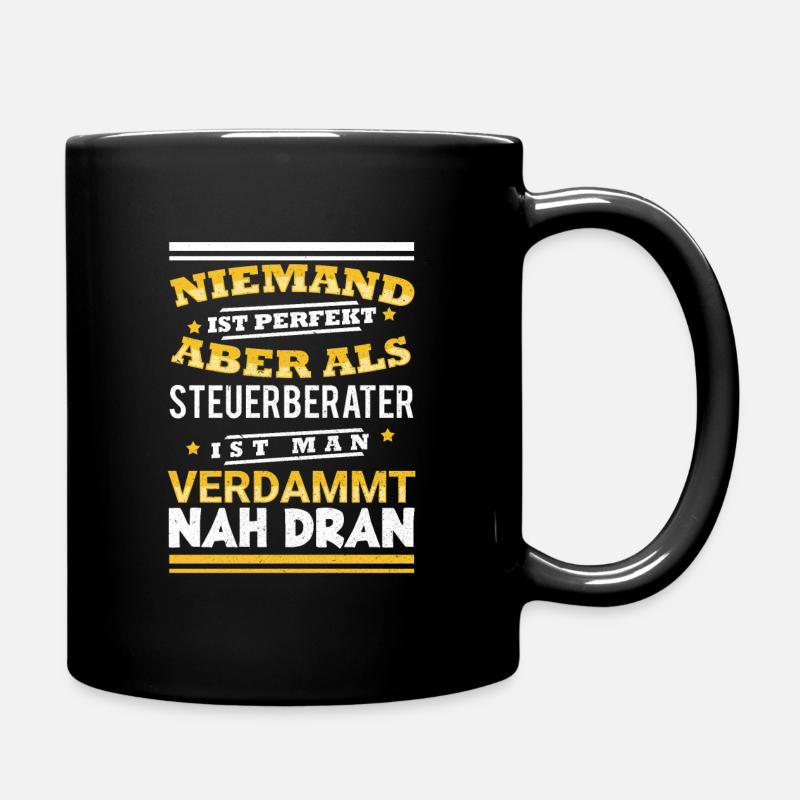 Steuerberater - Tasse einfarbig - Schwarz
