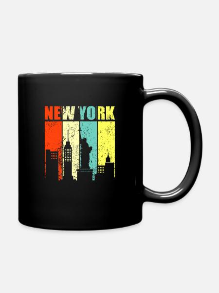 New York - Mug uni - noir