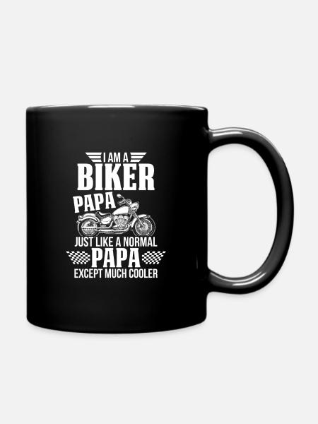 Motorrad - Tasse einfarbig - Schwarz