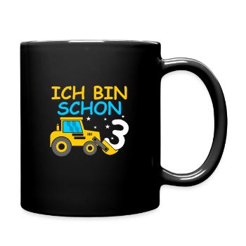 3rd birthday - Full Colour Mug - black - Right