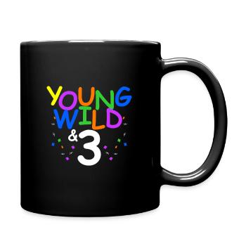 3rd birthday - Full Colour Mug - black - Right