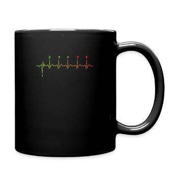 Motorcycle - Full Colour Mug - black - Right