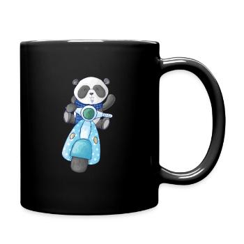 Moto - Mug uni - noir - Droite