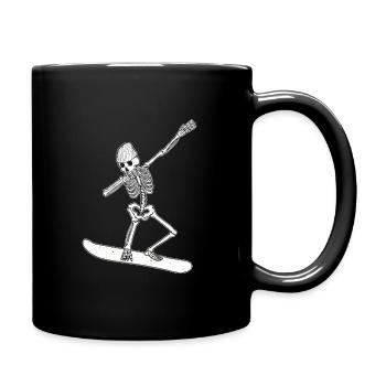 Cool snowboarder TShirt - Full Colour Mug - black - Right