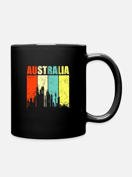 Australie - Mug uni - noir