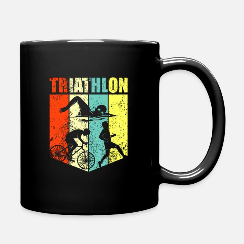 Triathlon - Tasse einfarbig - Schwarz