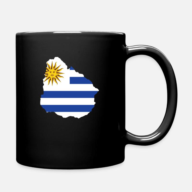 Uruguay - Tasse einfarbig - Schwarz