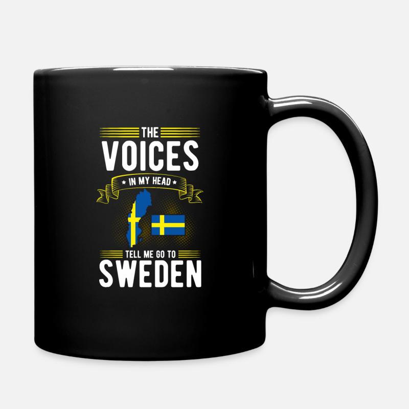 Suède - Mug uni - noir