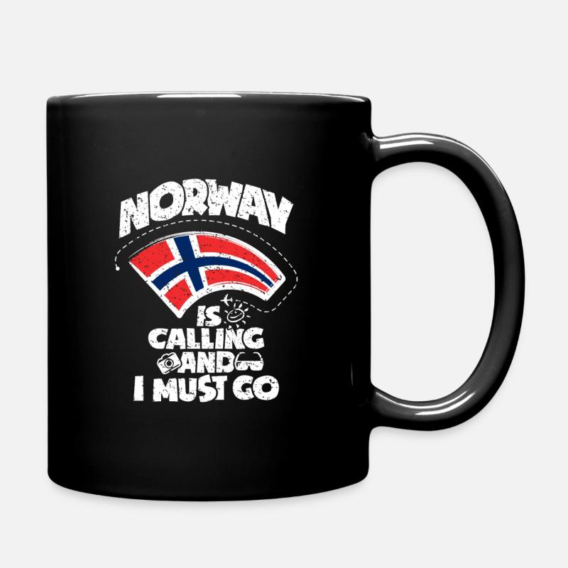 Norvège - Mug uni - noir