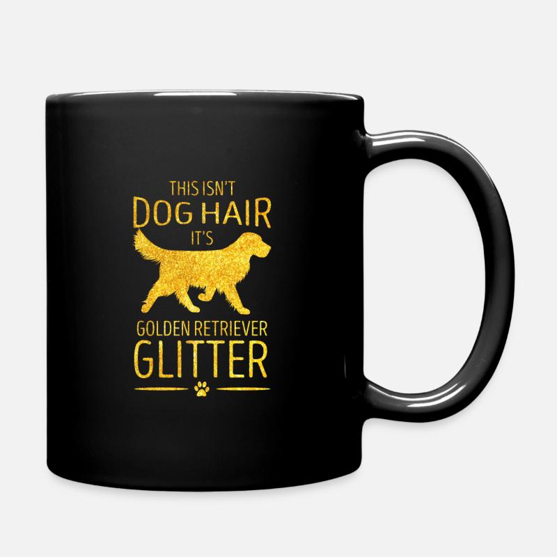 Golden retriever - Full Colour Mug - black