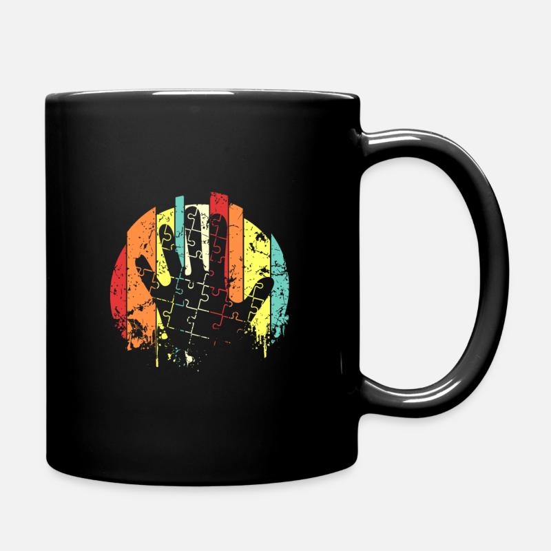Autismus - Tasse einfarbig - Schwarz