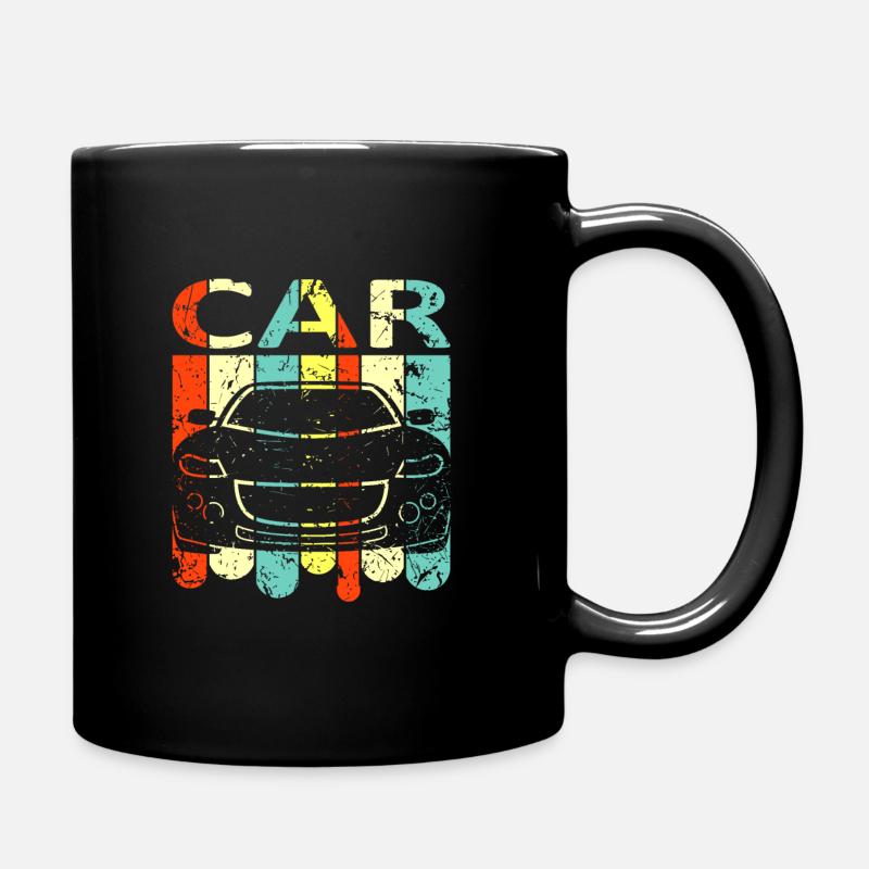 Auto - Tasse einfarbig - Schwarz