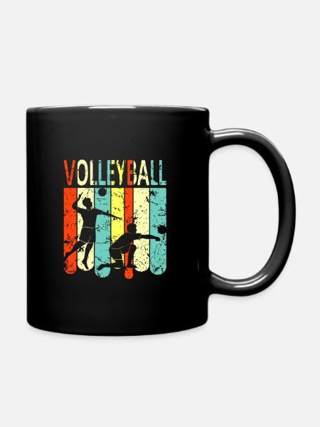 Volley-ball - Mug uni - noir