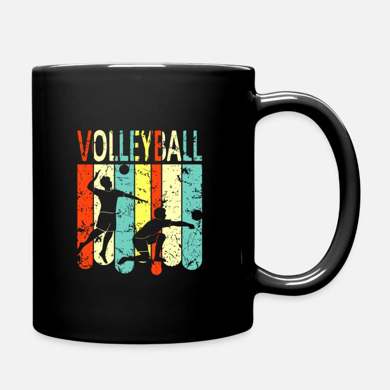 Volley-ball - Mug uni - noir