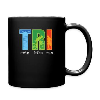 Triathlon - Mug uni - noir - Droite