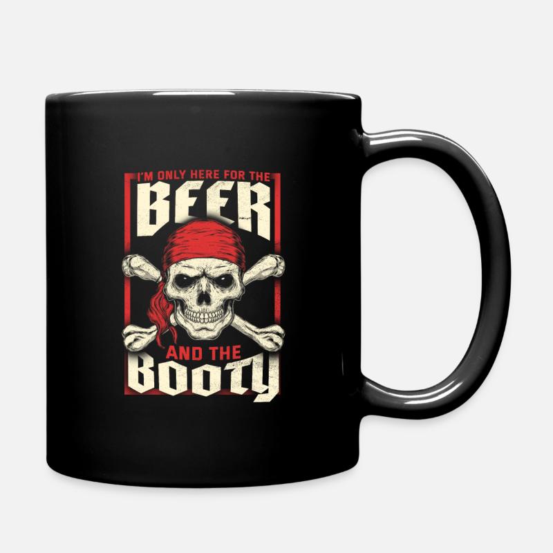 pirate - Full Colour Mug - black