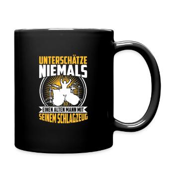 Drums - Full Colour Mug - black - Right