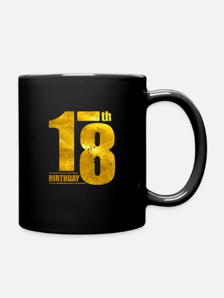 18 ans - Mug uni - noir