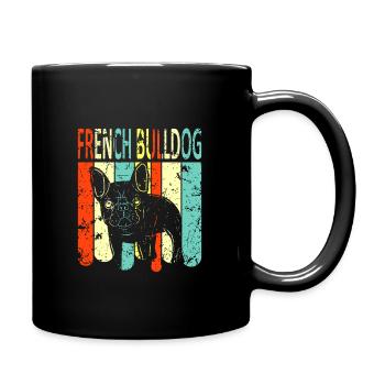 Bouledogue français - Mug uni - noir - Droite