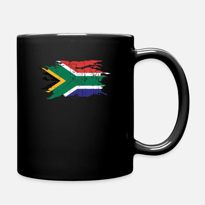 Südafrika - Tasse einfarbig - Schwarz