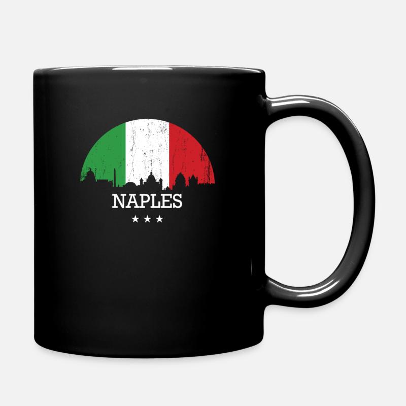Naples Italie - Mug uni - noir