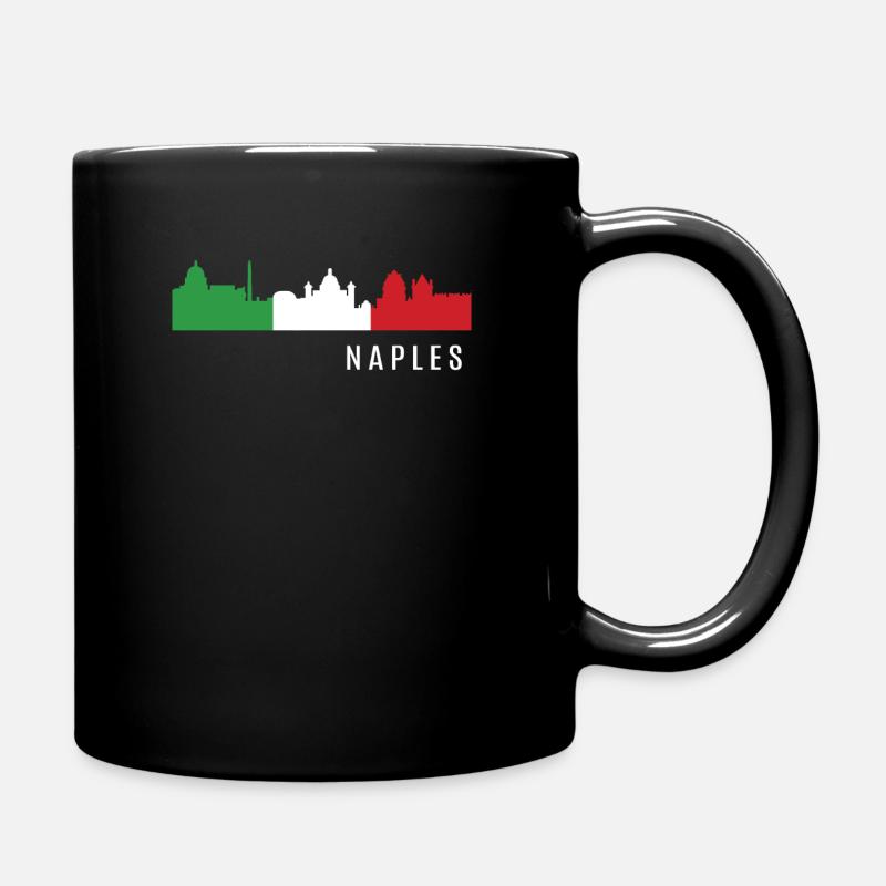 Naples Italie - Mug uni - noir