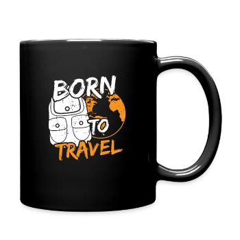 Voyager Explorer le monde globe-trotters Explorez le voyage - Mug uni - noir - Droite