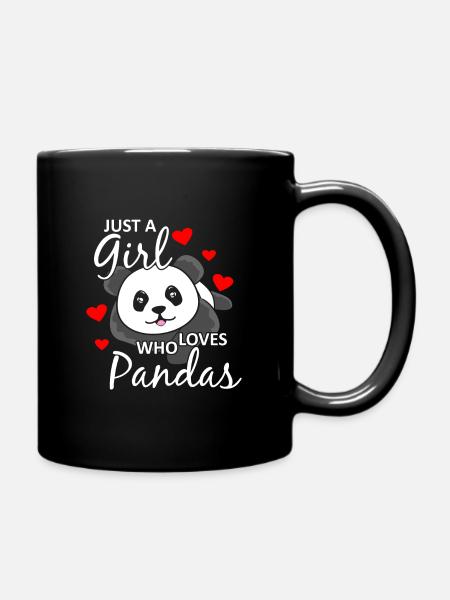 Panda - Mug uni - noir