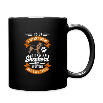 German shepherd dog - Full Colour Mug - black - Right