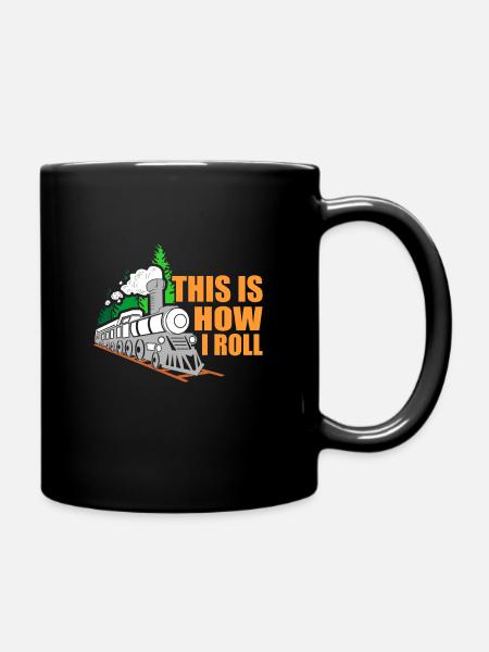Train trains train modèle - Mug uni - noir